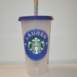 Starbucks color changing tumbler